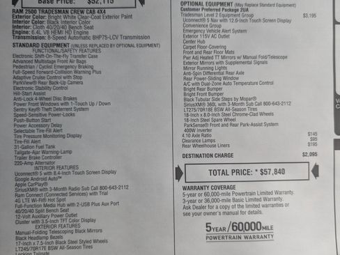 New 2025 RAM 2500 Tradesman image 17