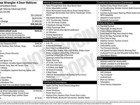 New 2024 Jeep Wrangler Unlimited Rubicon w/ Convenience Group image 6