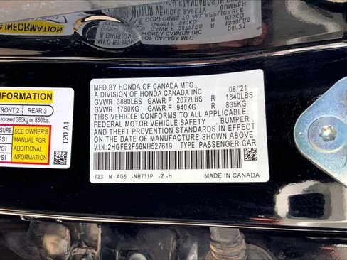 Used 2022 Honda Civic Sport image 32