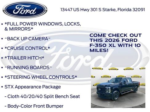 New 2026 Ford F350 XL w/ STX Appearance Package image 10