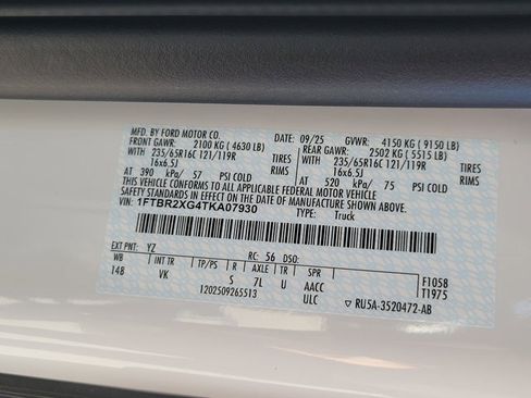 New 2026 Ford Transit 250 148 High Roof AWD image 12