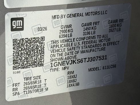 New 2026 Chevrolet Traverse Z71 w/ Enhanced Driving Package image 22