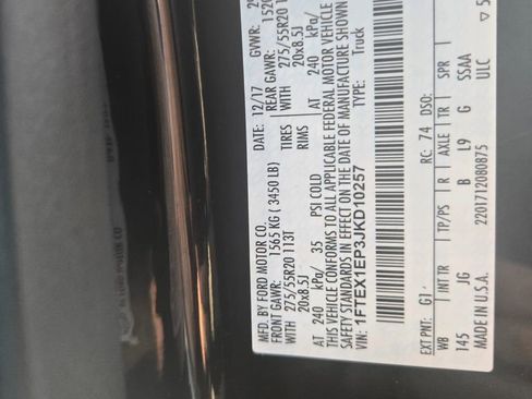 Used 2018 Ford F150 XL w/ Equipment Group 101A Mid AWD/4WD image 12