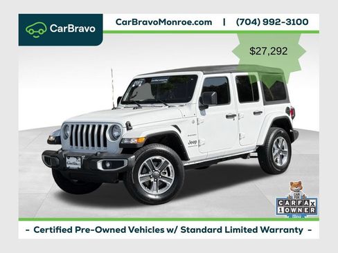 Used 2023 Jeep Wrangler Unlimited Sahara AWD/4WD image 1