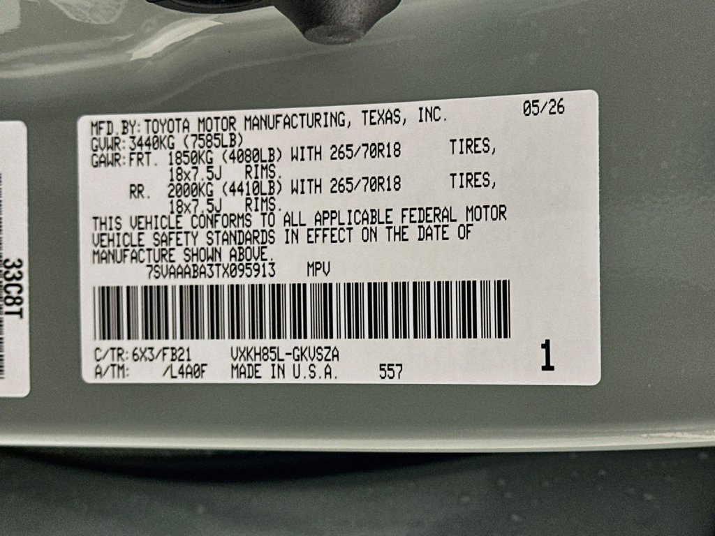 Used 2026 Toyota Sequoia SR5 AWD/4WD image 32