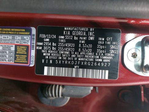 Used 2024 Kia Sorento SX image 39