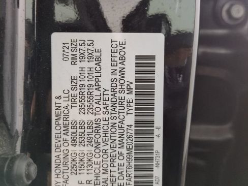 Used 2021 Honda CR-V Touring image 30