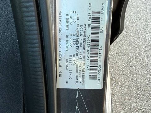 Used 2016 MAZDA MAZDA6 Grand Touring FWD image 26
