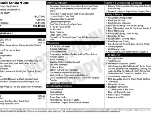 Used 2023 Hyundai Sonata N Line FWD image 32