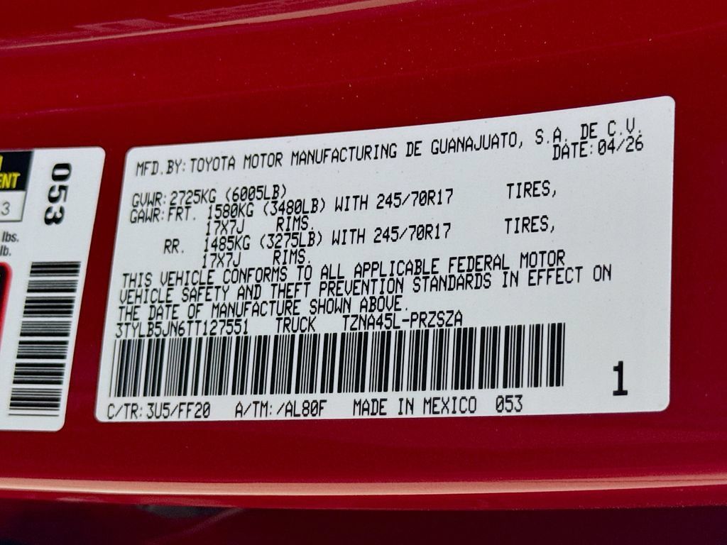 Used 2026 Toyota Tacoma SR5 AWD/4WD image 26