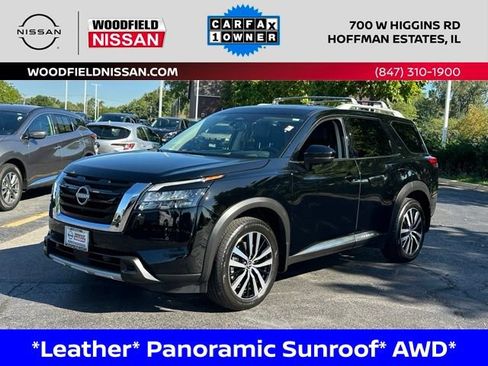 Certified 2025 Nissan Pathfinder Platinum w/ Cargo Package AWD/4WD image 1