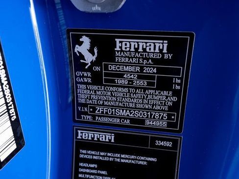 Certified 2025 Ferrari 296 GTS RWD image 68