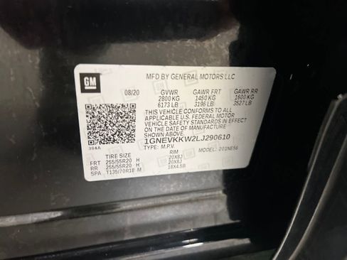 Certified 2020 Chevrolet Traverse Premier w/ Redline Edition image 30