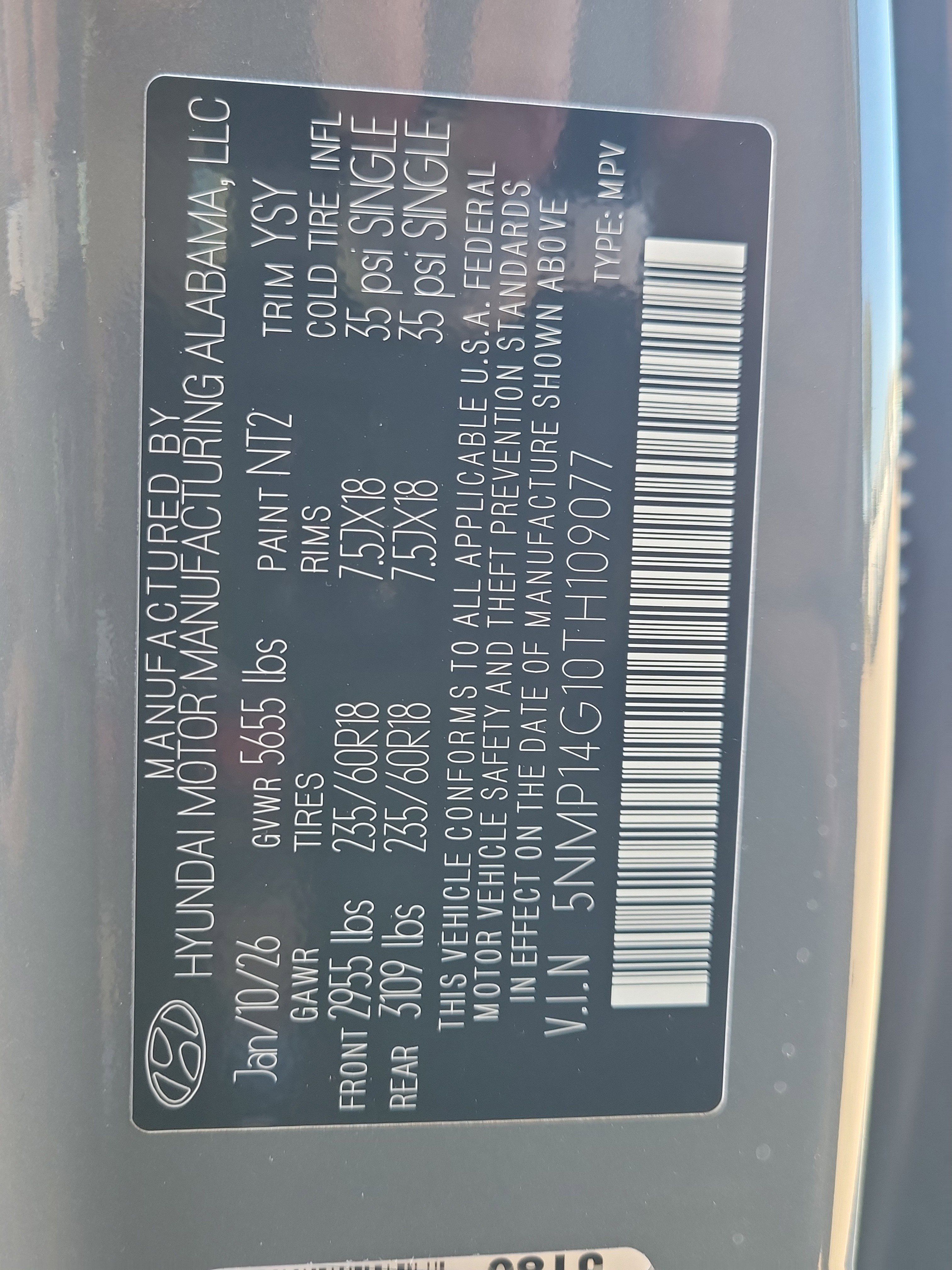 New 2026 Hyundai Santa Fe SE FWD image 30