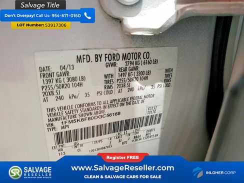 Used 2013 Ford Explorer Limited AWD/4WD image 17