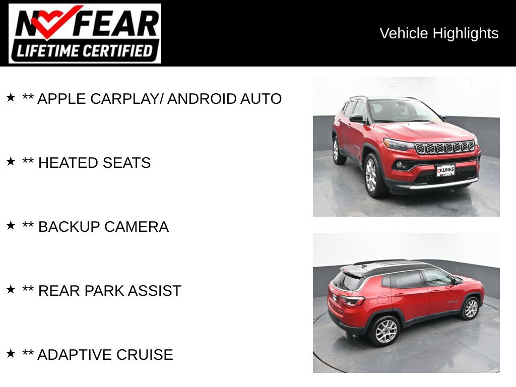 Used 2025 Jeep Compass Limited AWD/4WD image 2
