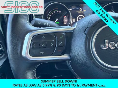 Used 2023 Jeep Wrangler Unlimited Sahara w/ Cold Weather Group AWD/4WD image 12