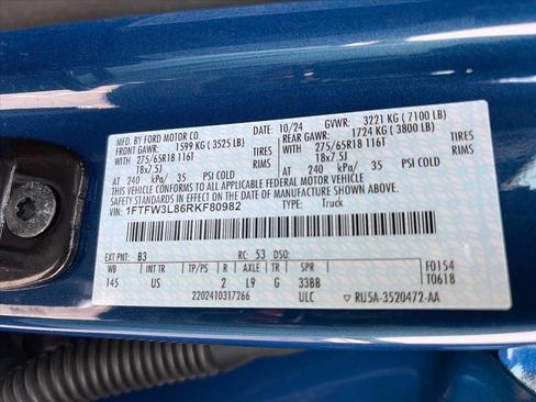 Used 2024 Ford F150 XLT w/ Equipment Group 302A MID AWD/4WD image 35