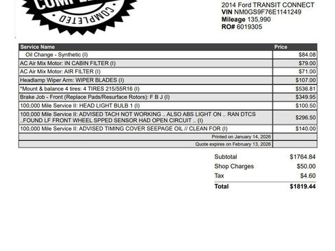 Used 2014 Ford Transit Connect XLT image 6