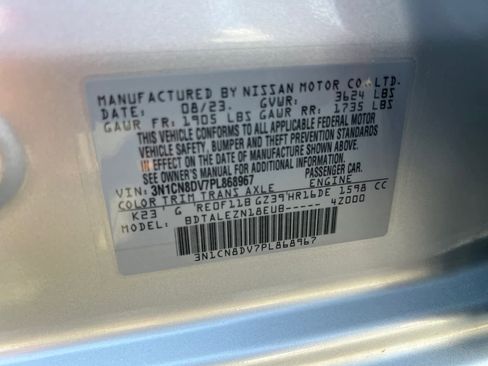 Certified 2023 Nissan Versa S w/ Trunk Package FWD image 17