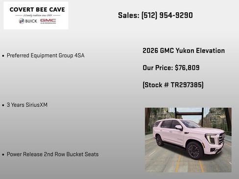 New 2026 GMC Yukon Elevation AWD/4WD image 6