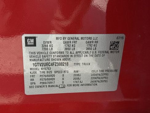Used 2015 GMC Sierra 1500 SLE w/ SLE Value Package AWD/4WD image 33