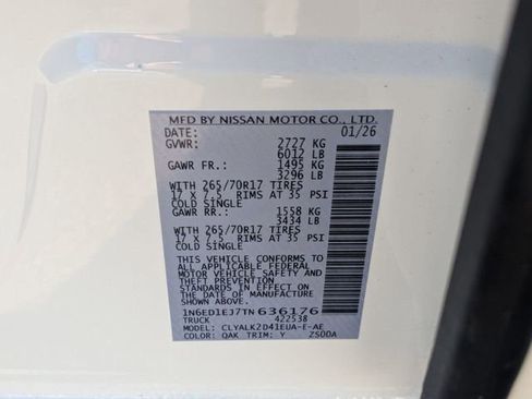 New 2026 Nissan Frontier Pro-X w/ Pro Premium Package RWD image 39