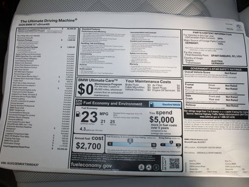 New 2026 BMW X7 xDrive40i w/ Premium Package image 26