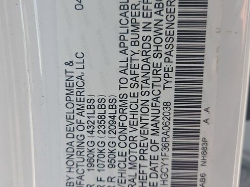 Certified 2024 Honda Accord EX image 30