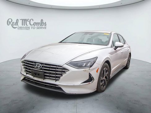 Used 2021 Hyundai Sonata Blue image 1