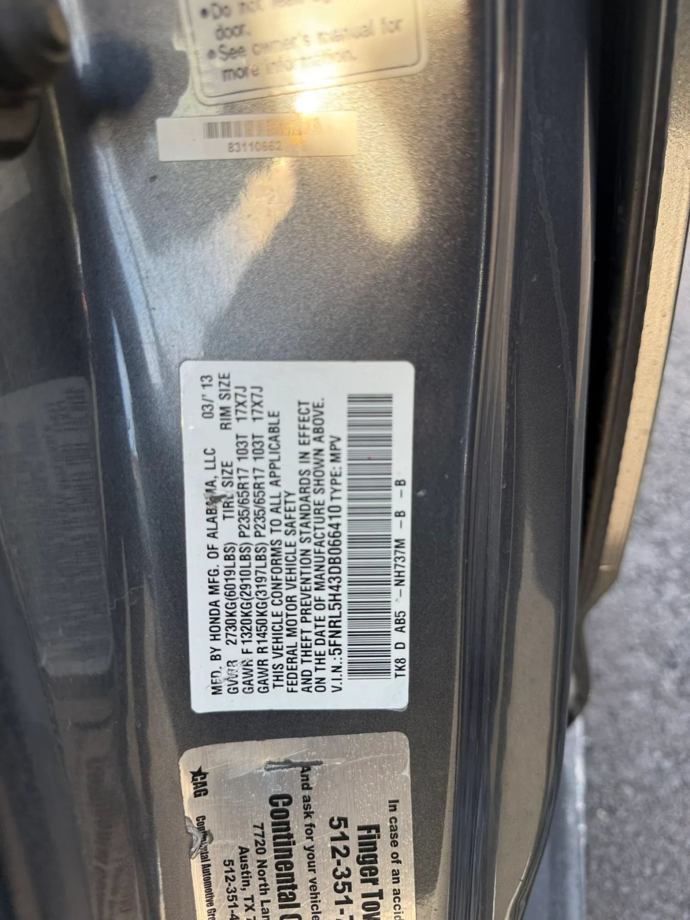 Used 2013 Honda Odyssey EX image 41
