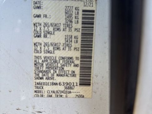 Used 2022 Nissan Frontier SV image 12