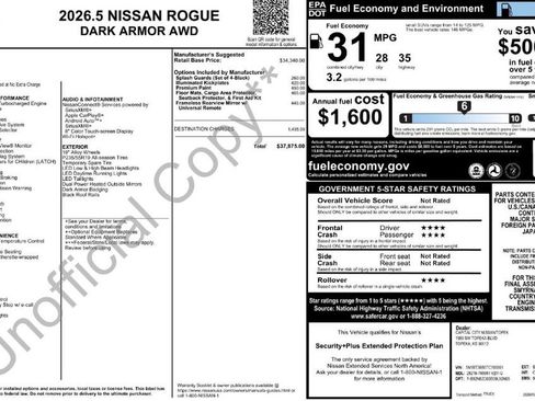 New 2026 Nissan Rogue SV image 30