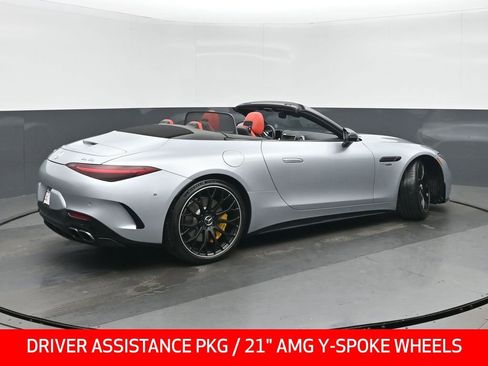 Used 2022 Mercedes-Benz SL 63 AMG 4MATIC w/ AMG Aerodynamic Package image 3