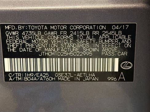 Used 2017 Lexus IS 300 F Sport w/ F Sport Package image 12