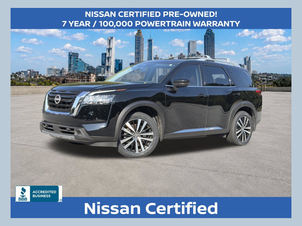 Certified 2024 Nissan Pathfinder Platinum w/ Cargo Package FWD 360° Tour