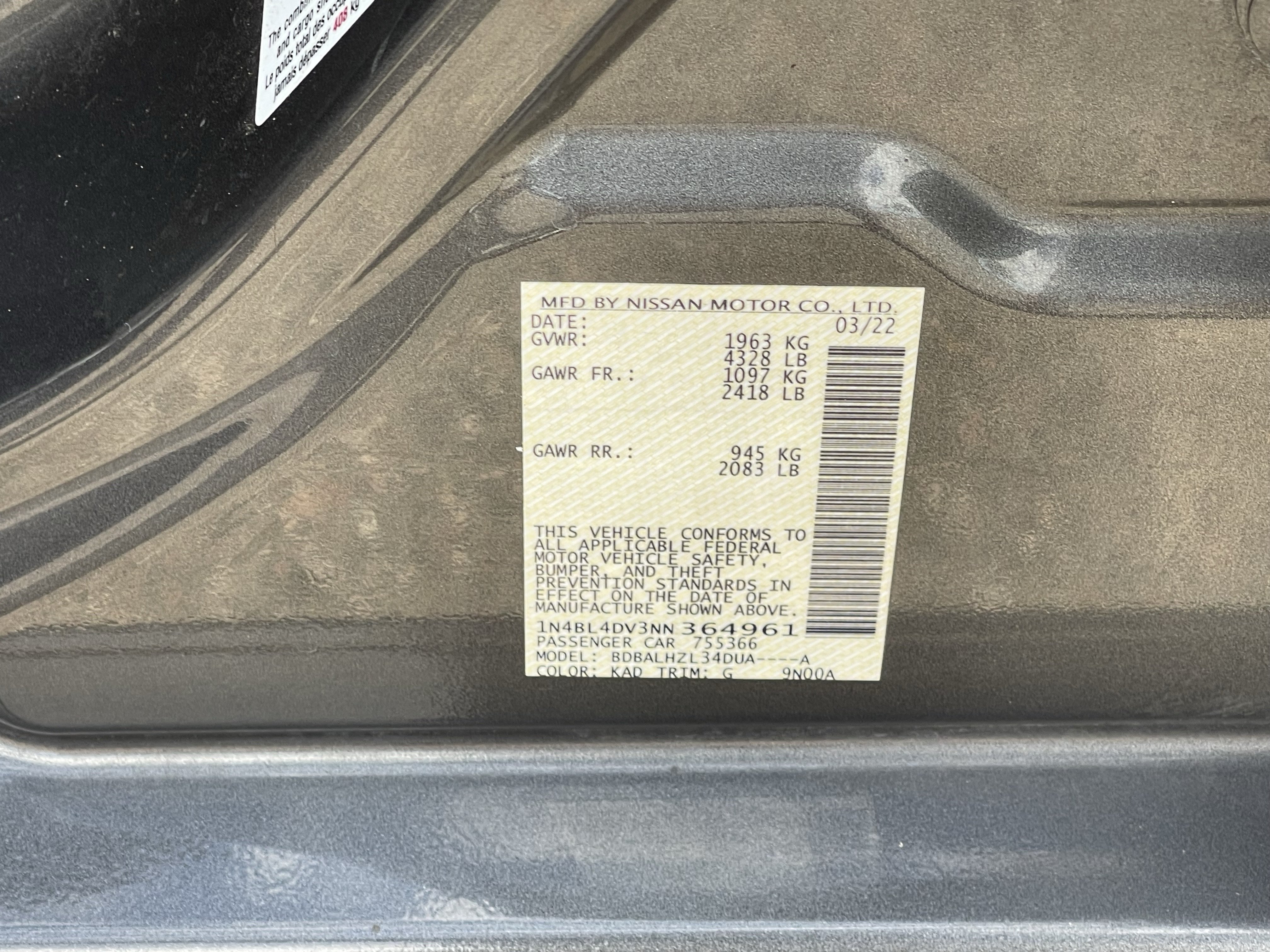 Used 2022 Nissan Altima 2.5 SV FWD image 33
