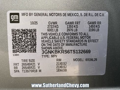 New 2026 Chevrolet Blazer RS image 51