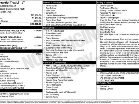 Used 2019 Chevrolet Trax LT w/ Driver Confidence Package FWD image 4