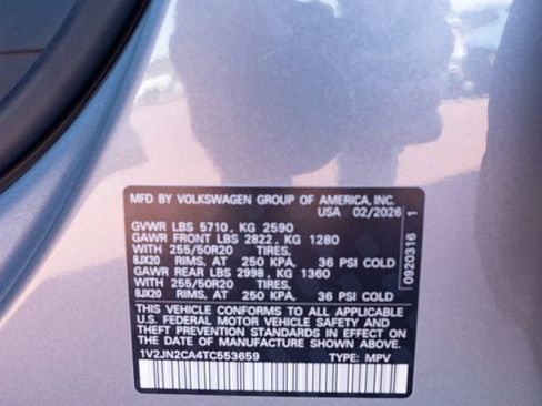 New 2026 Volkswagen Atlas SE image 10