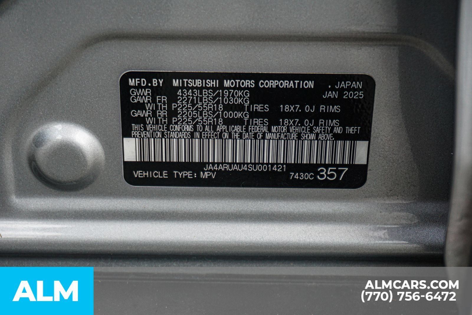 Used 2025 Mitsubishi Outlander Sport SE AWD/4WD image 61