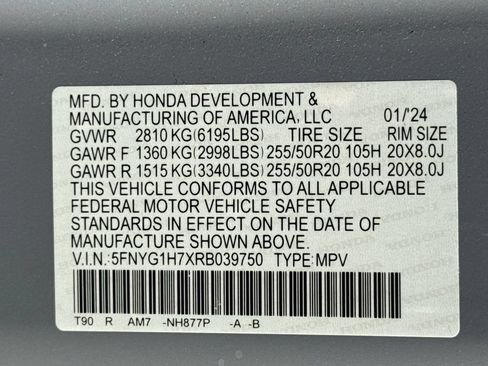 Used 2024 Honda Pilot Touring image 41