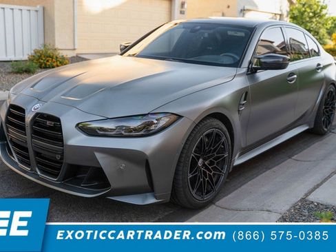 Used 2022 BMW M3 Competition w/ M Carbon Exterior Package AWD/4WD image 1