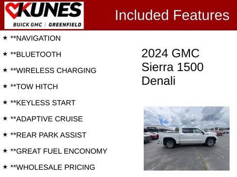 Used 2024 GMC Sierra 1500 Denali AWD/4WD image 3