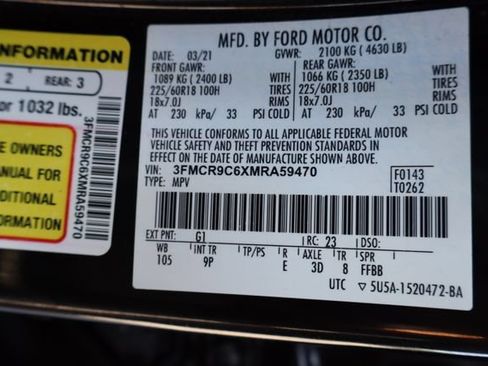 Used 2021 Ford Bronco Sport Outer Banks AWD/4WD image 49