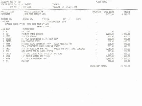 Used 2026 Ford Transit 150 Low Roof AWD image 2