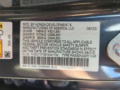 Used 2023 Honda Accord EX image 15