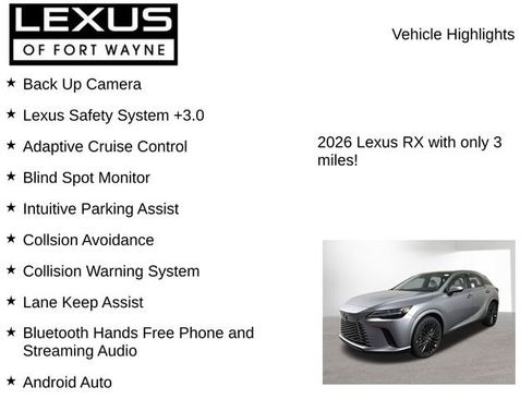 New 2026 Lexus RX 350 AWD image 7