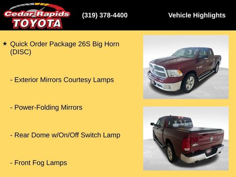 Used 2018 RAM 1500 Big Horn AWD/4WD image 29