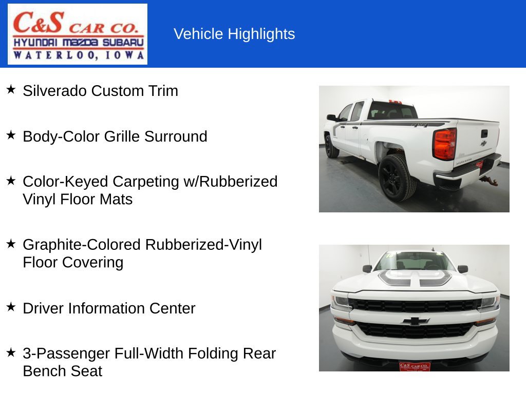 Used 2016 Chevrolet Silverado 1500 Custom w/ Rally 1 Edition AWD/4WD image 26